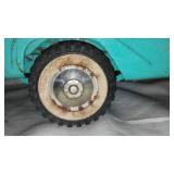 Vintage 1960s Turquoise Tonka Camper Pickup Truck.