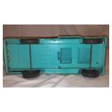 Vintage 1960s Turquoise Tonka Camper Pickup Truck.
