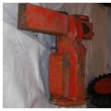 Case Metal Tractor, Tru Scale Square Baler, and Gambles Truck.