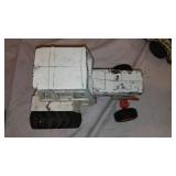 Case Metal Tractor, Tru Scale Square Baler, and Gambles Truck.