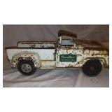 Case Metal Tractor, Tru Scale Square Baler, and Gambles Truck.