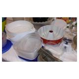 Tote Full of Storage Containers.