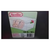 Tote Full of Storage Containers.