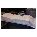 Storage containers and Laundry Basket.