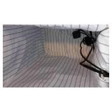 Storage containers and Laundry Basket.