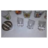Collection of various shot glasses and More.
