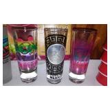 Collection of various shot glasses and More.