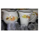 NEW Pfaltzgraff Plymouth Stoneware and Silverware.