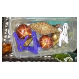 Storage Plastic Milk Crates (6) with contents.