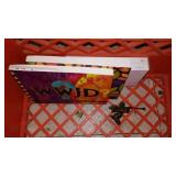 Storage Plastic Milk Crates (6) with contents.