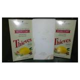Young Living Thieves Household Cleaner and Sakred.