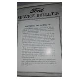 The Ford Shows (Fordiana Books) Hardcover and the Ford Service Bulletin 1928-1931