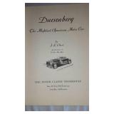 The open Fords Hardcover and Duesenberg The Mightiest American Motor Car
