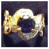 Blue Gemstone Ring.