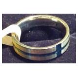 Blue And Gray Ribbon Band.