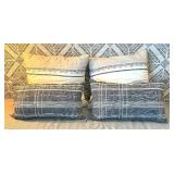Four Decorative Accent Pillows
