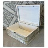 Two Decorative Distressed Style Dresser Boxes