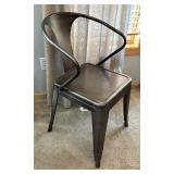 Four Tabouret Metal Chairs