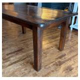 Rustic Style Farmhouse Dining Room Table