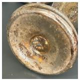 Set of Three Stylish Candle Holders with Battery Operated Candles