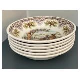 Assorted Pheasant and Grouse Motif Plates, Bowls and Glasses