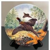 Assorted Pheasant and Grouse Motif Plates, Bowls and Glasses