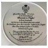 Assorted Pheasant and Grouse Motif Plates, Bowls and Glasses