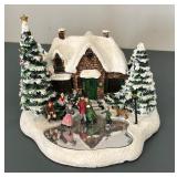 Two Thomas Kinkade Village Houses including Thomas Kinkade