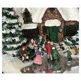 Two Thomas Kinkade Village Houses including Thomas Kinkade