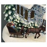 Two Thomas Kinkade Village Houses including Thomas Kinkade