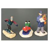 Holiday Village Trees and Figurines