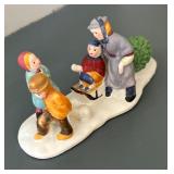 Holiday Village Trees and Figurines