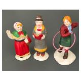 Holiday Village Trees and Figurines