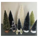 Holiday Village Trees and Figurines