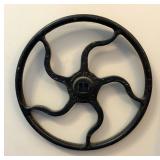 Variety of Vintage Decorative Items including Antique Adams Co. Cast Iron Round Metal Wall/Floor Grate Register