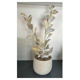 Vintage Wooden Box, Pins and Faux Greenery