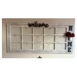 Vintage Window Pane Decorative Wall Hanging