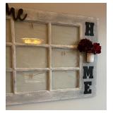 Vintage Window Pane Decorative Wall Hanging