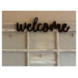 Vintage Window Pane Decorative Wall Hanging