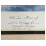 "Winter Meeting" Executive Edition Unframed Print by John F. Pritko