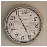 Large Decorative Wall Clock by Baldauf Clock Company