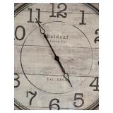 Large Decorative Wall Clock by Baldauf Clock Company