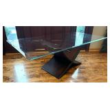 Steve Silver Noland Wood and Glass Coffee Table