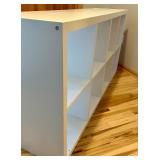 2-Tier 8 Cube Open Shelf Bookcase