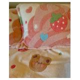 Adorable Twin Duvet Cover Set Fluffy Duvet Cover and Pillow Shams with Pillows and Duvet Filler