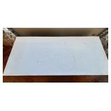 Farmhouse / Rustic Solid White Media Stand