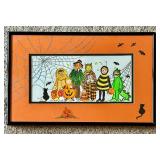 1999 Original Hand Painted Watercolor Framed Art by Judy Hagstrom