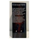 Karaoke Machine with Two Wireless Microphones Portable Machine, New In Box