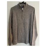 Two Grey Sweaters / Patagonia 3/4 Zip and Banana Republic Full Zip