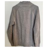 Two Grey Sweaters / Patagonia 3/4 Zip and Banana Republic Full Zip